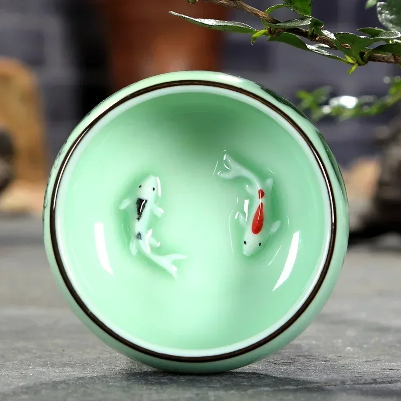 Celadon Ceramic Cup - Tazza da tè in ceramica 1PC