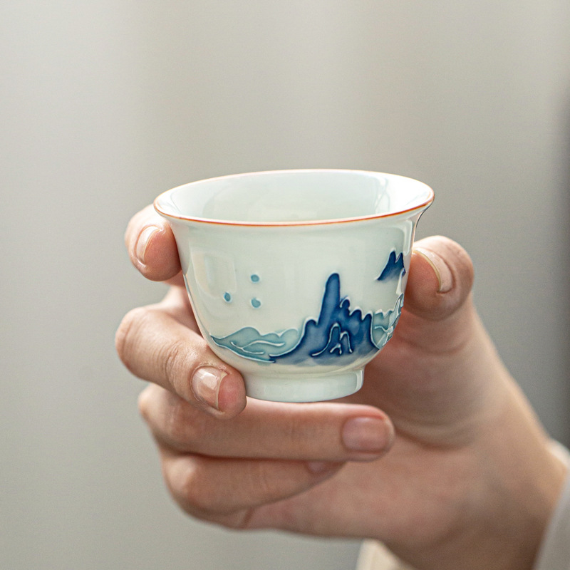 Tazza da tè Kung Fu dipinta a  - Celadon Ceramic Cup recensione e prezzo