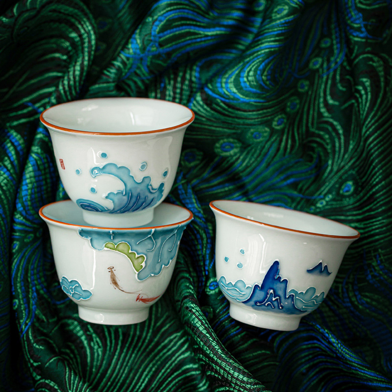Tazza da tè Kung Fu dipinta a  - Celadon Ceramic Cup recensione e prezzo